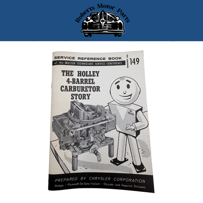Original Ross Roy Holley 4 Barrel Carburetor Book Chrysler Session 149