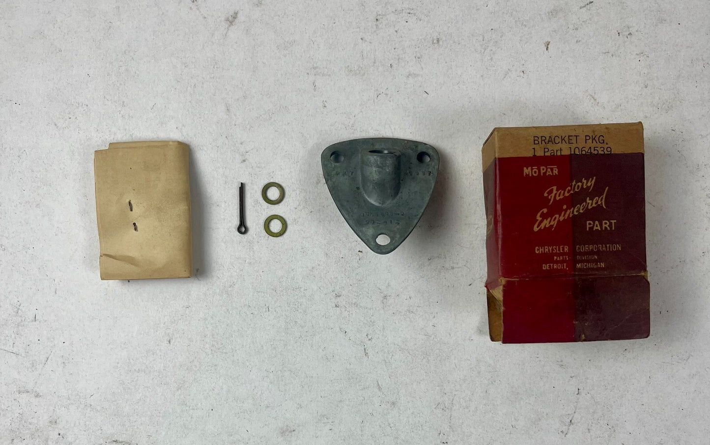 New Old Stock Sun Visor Bracket for 1938-9 DPCD Models Mopar #1064539