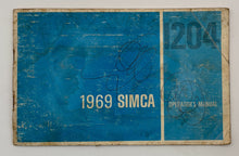 Original 1969 Simca 1204 Operator's Manual #81-870-9121