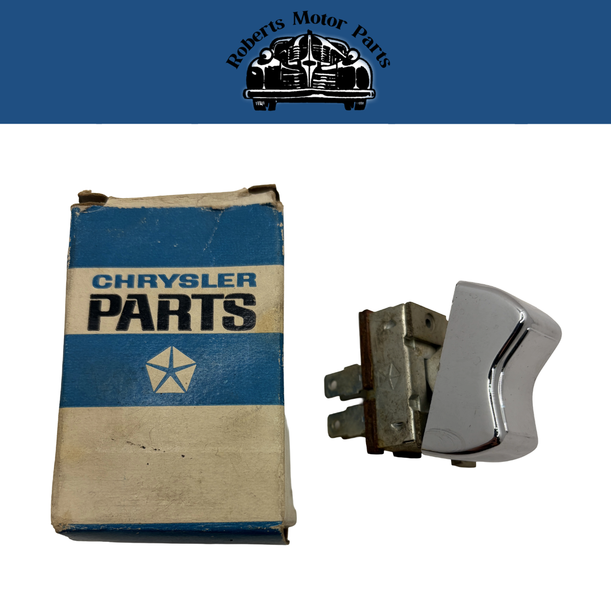 New Old Stock Emergency Flasher Switch For 1968-1970 B Body Mopar #2864005