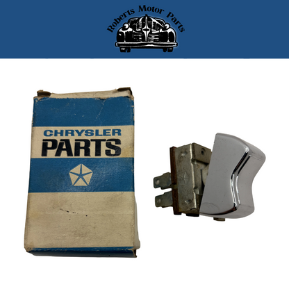 New Old Stock Emergency Flasher Switch For 1968-1970 B Body Mopar #2864005