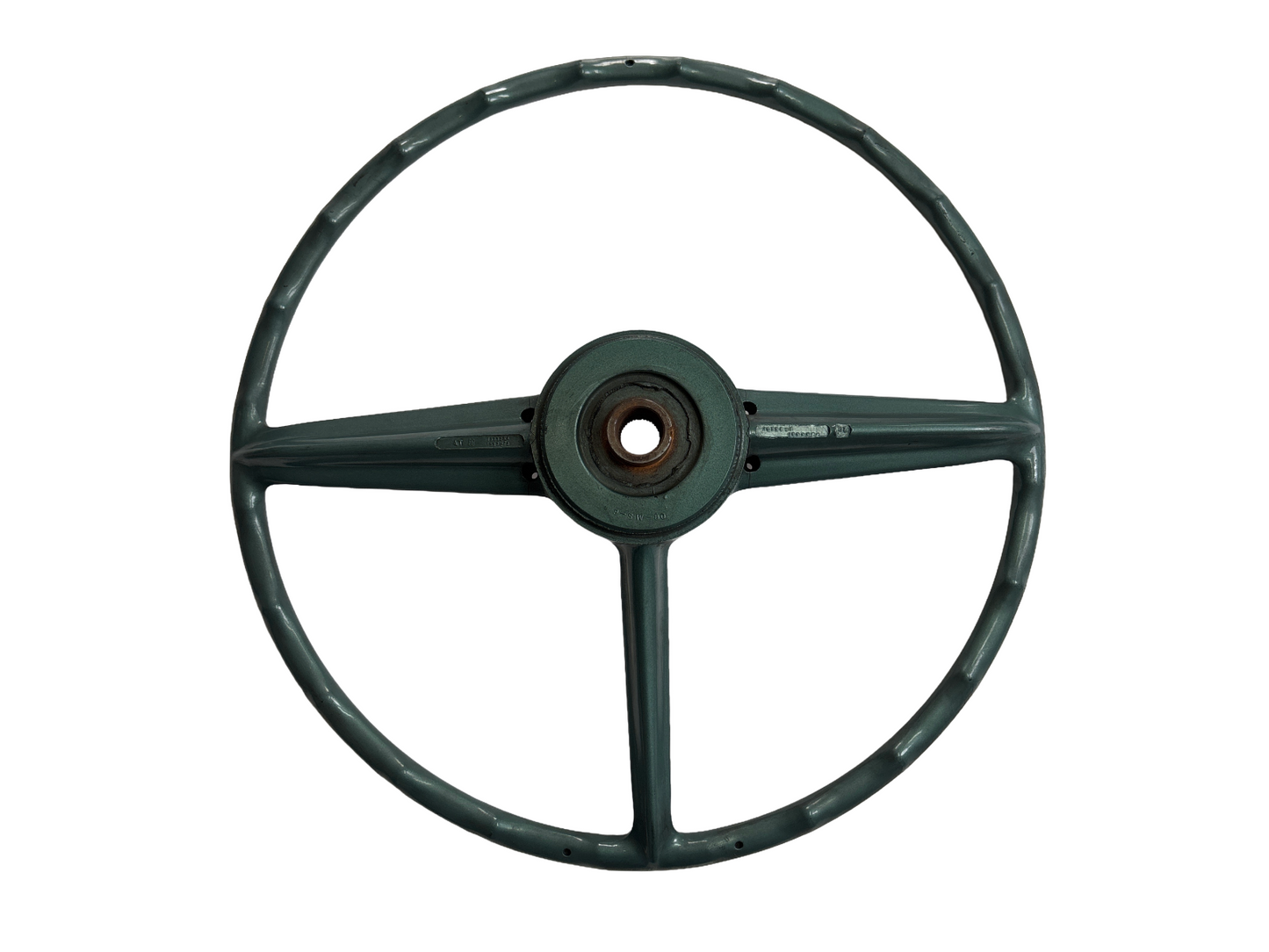 Used Old Stock Cosmic Green Steering Wheel for 1953 Plymouth Models #1533808