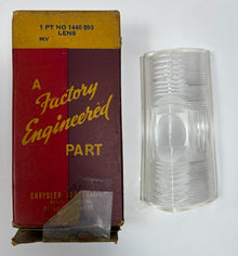 New Old Stock Right Park Lens for 1953 Plymouth Models Mopar #1440093