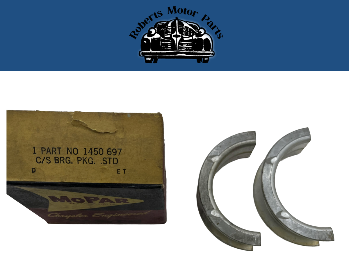 New Old Stock #3 Main Bearing Pair Standard For 1954-56 Mopar V8 Models #1450697