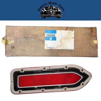 New Old Stock Left Tail Light Lens 1970 Plymouth Satellite Belvedere #3403545