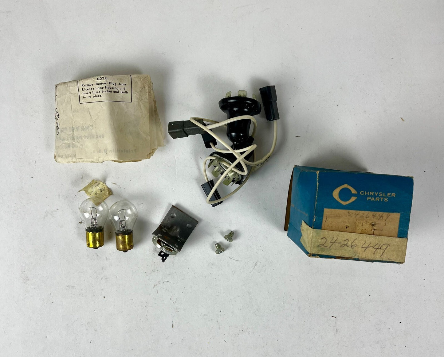 NOS Mopar Back Up Lamp Wiring 1963-4 Plymouth & Dodge Station Wagon #2426449