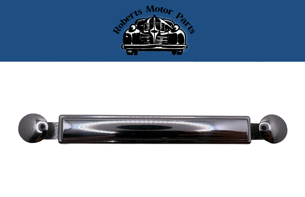 Used Old Stock Chrome Radio Delete Bezel For 1950-1951 Mopar Models #1248700
