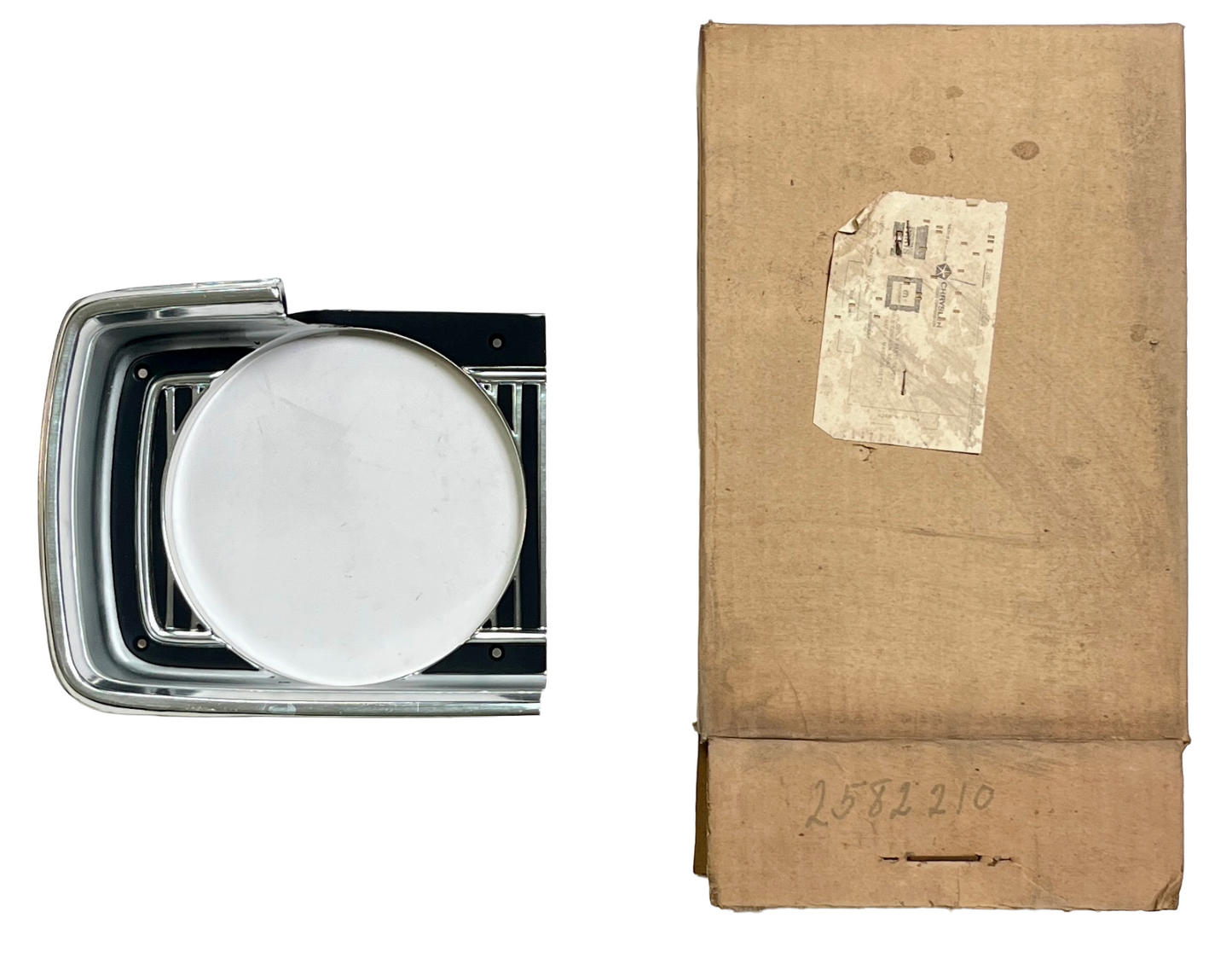New Old Stock Passenger Side Headlight Bezel for 1967 Dodge Darts #2582210