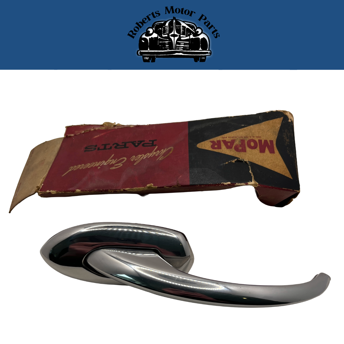 New Old Stock Right Outside Door Handle for 1953-54 Plymouth & Dodge #1433104