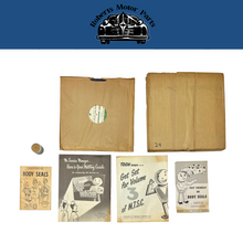 New Old Stock Informational Record Body Maintenance, Testing Water and Dust Seal