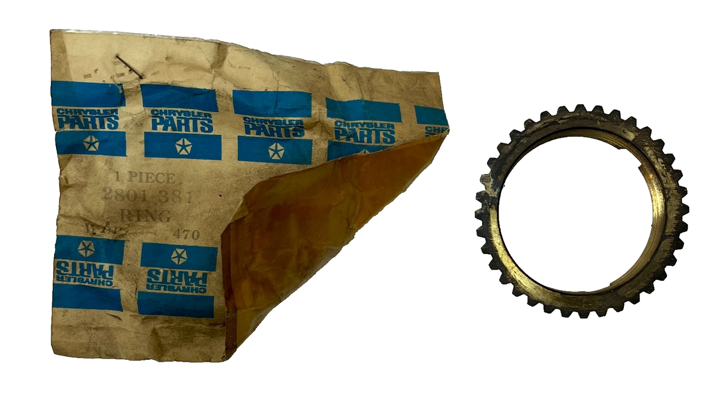 New Old Stock Synchronizer Ring for 1964-76 Dodge/Plymouth 833 4 Speed #2801831