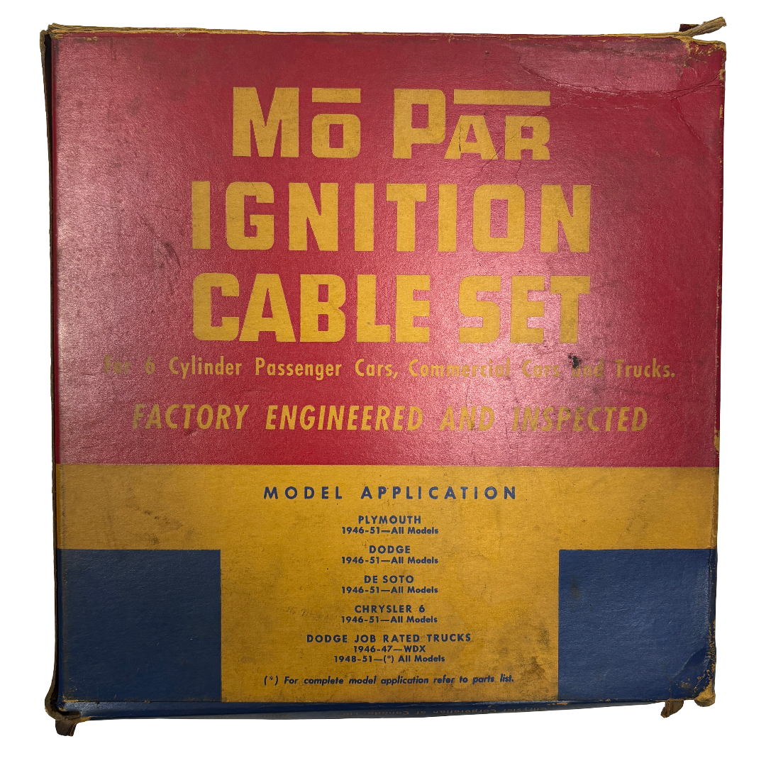 New Old Stock Ignition Cable Set for 1946-51 Models Mopar #1243798