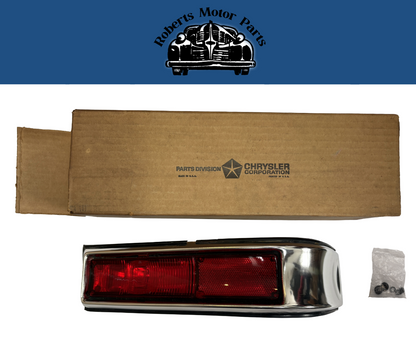 New Old Stock Right Tail Stop & Turn Signal Lamp Package 1963 Chrysler #2298893