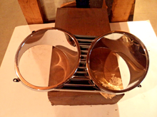 NOS headlight bezel right side for 1966 Chrysler Newport 2578374