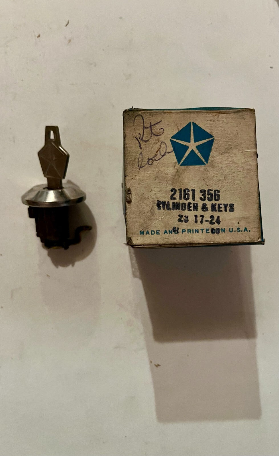 NOS Mopar Door Lock 1960-5 Plymouth Dodge Chrysler Imperial #2161356