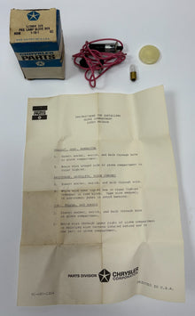 New Old Stock Glove Box Lamp Light Package for 1968-72 Models #2864325