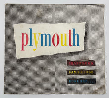 Original 1951-52 Plymouth Cranbrook Cambridge Concord #PA-9832