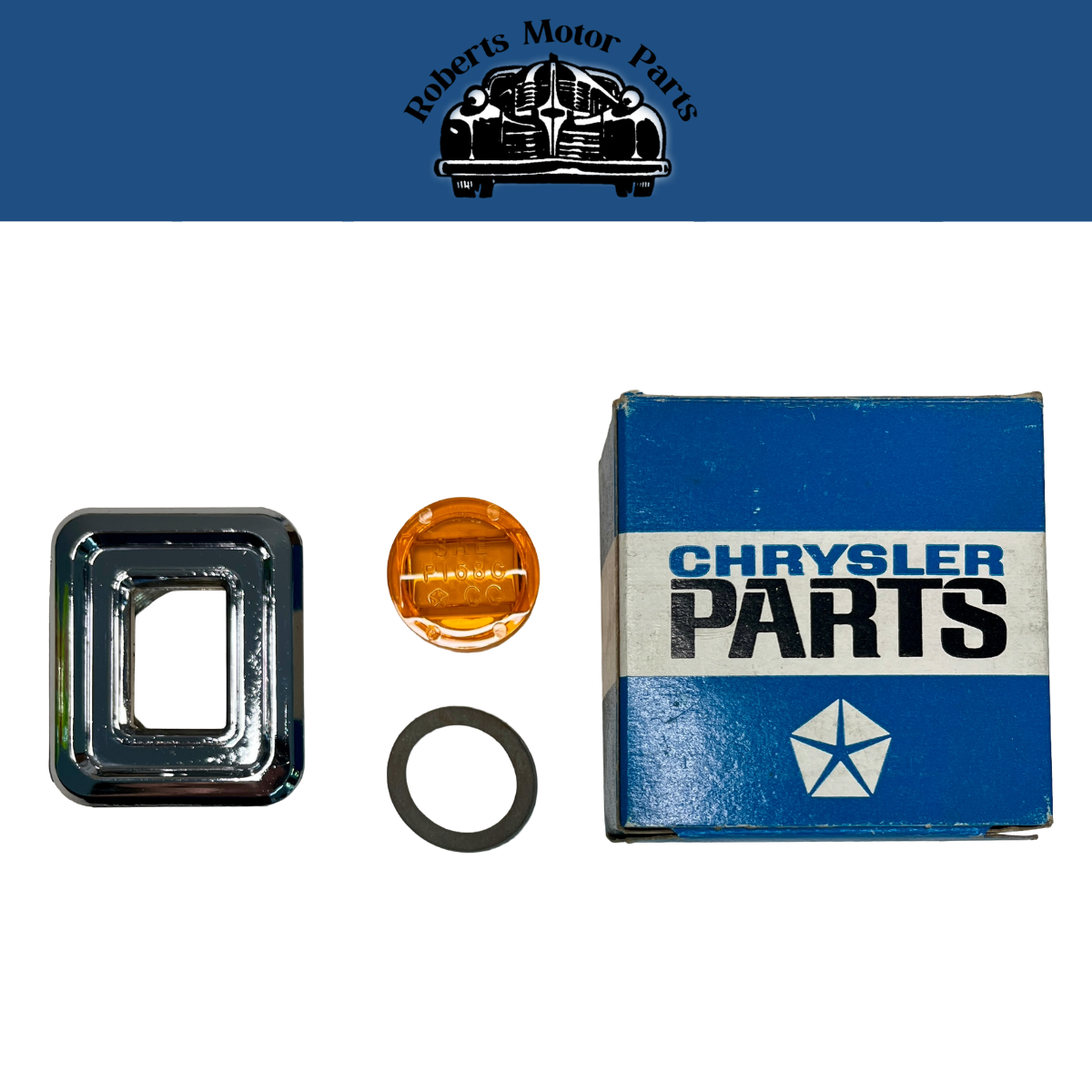 New Old Stock Marker Bezel & Lens for 1968 Chrysler Models Mopar #3004130
