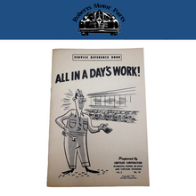 Original Ross Roy All In A Days Work Book 1950 Chrysler Vol 3 No 10