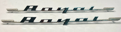New Old Stock Emblem Package for 1949-50 Chrysler Royal Models Mopar #1301492