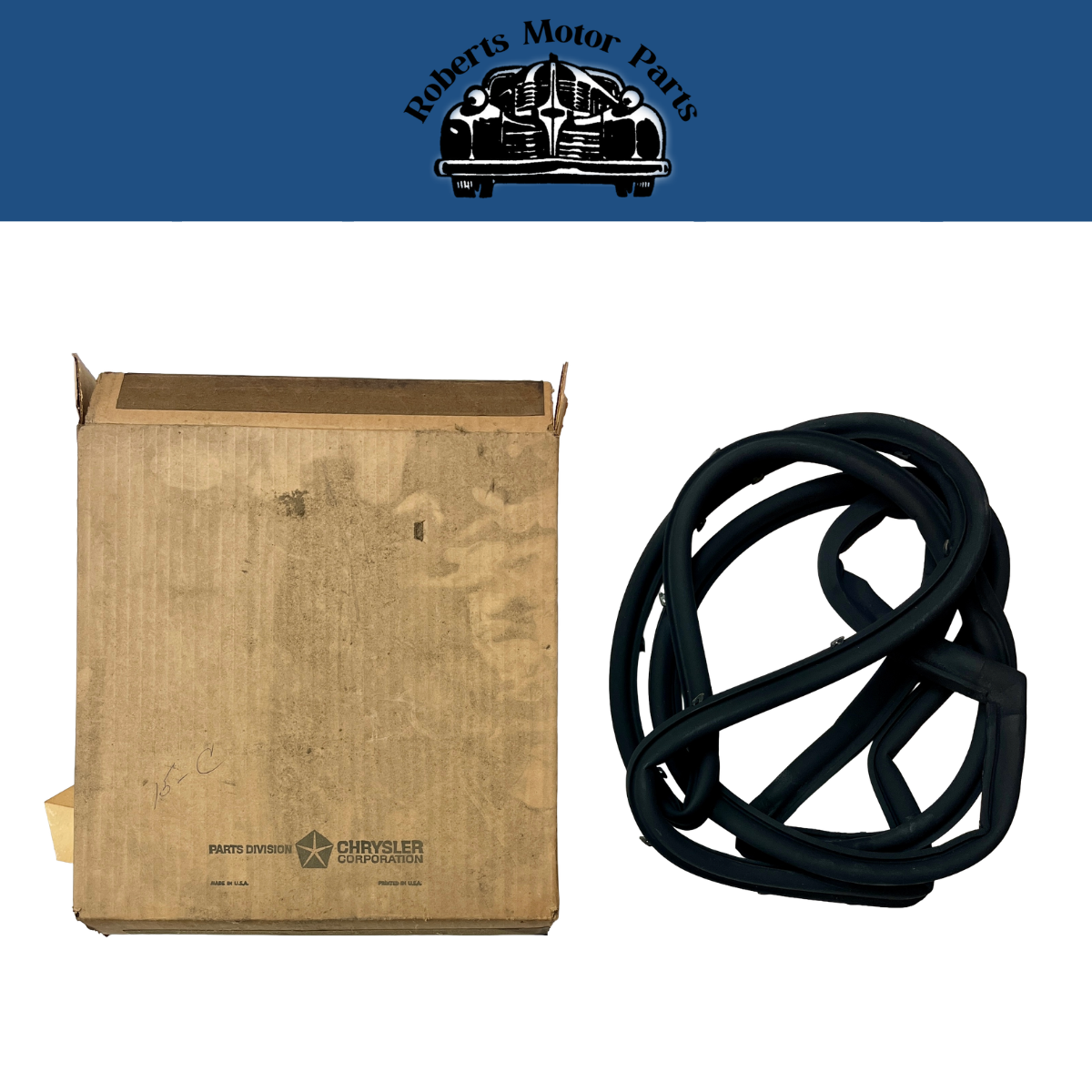 New Old Stock Rear Right Door Weatherstrip for 1969-73 C Body Wagons #2893808