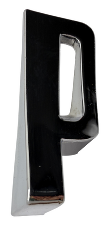 New Old Stock Hood Front Name Letter "P" For 1960 Plymouth Models Mopar #2196152