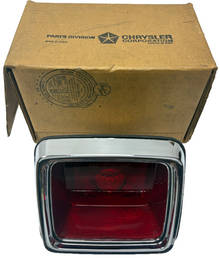 New Old Stock Rear Tail Lamp Assembly for 1963 Dodge B Body Models #2424218
