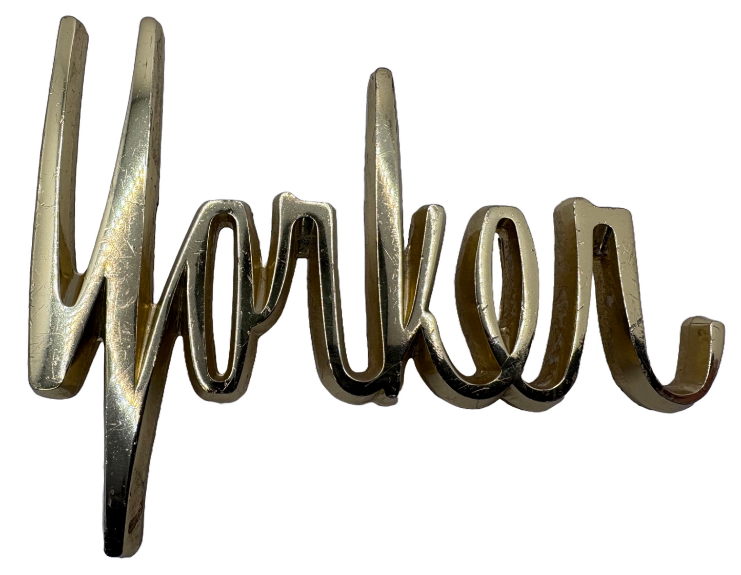 New Old Stock New Yorker Emblem Ornament Script for 1963-64 Chrysler #2255083