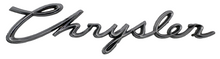 New Old Stock Chrysler Rear Deck/Fender Emblem Script for 1960s Models #1960705