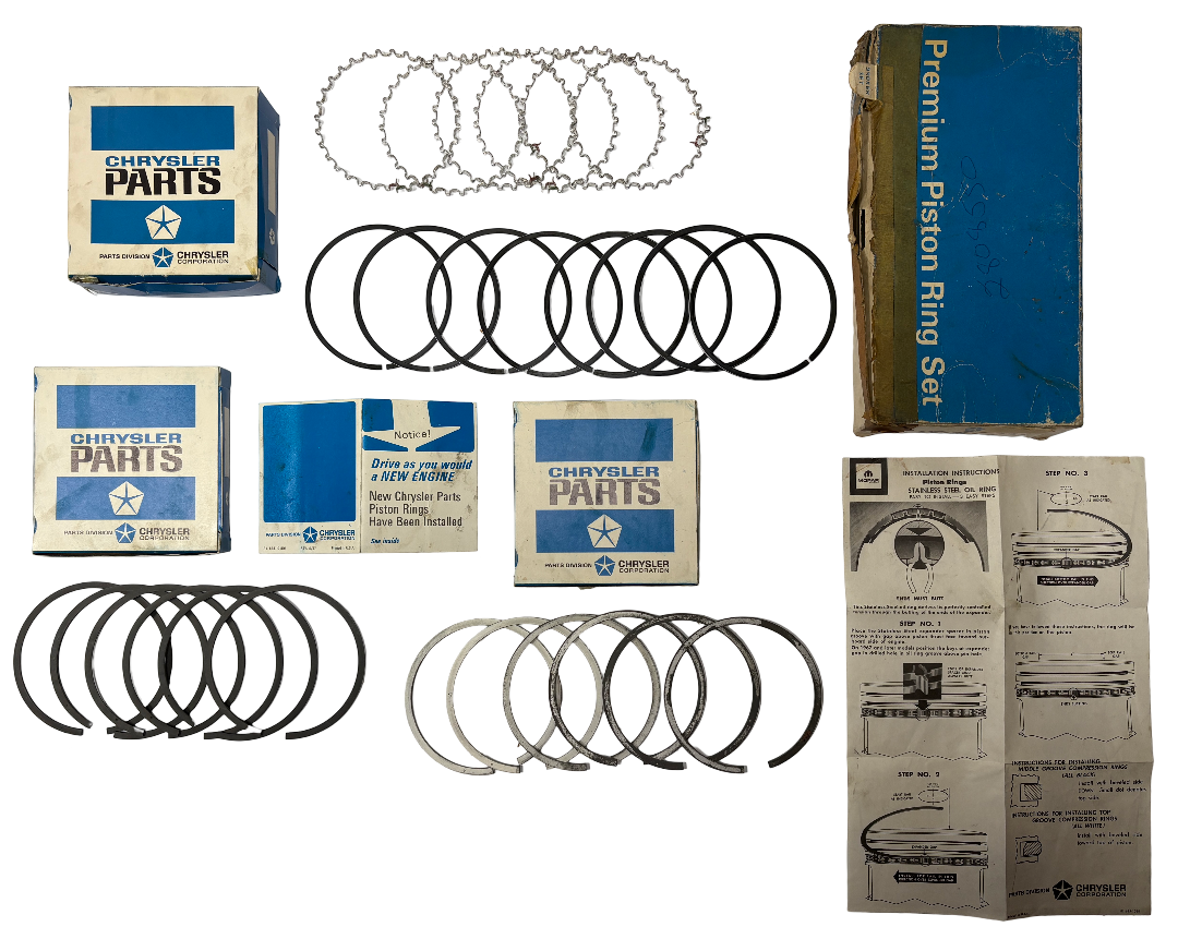 New Old Stock Piston Rings for 1968-72 318 Cubic Inch Engines #2808550