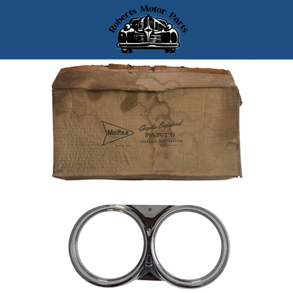 New Old Stock Left Radiator Grille Dual Headlamp Bezel For 1960 DeSoto #1903767