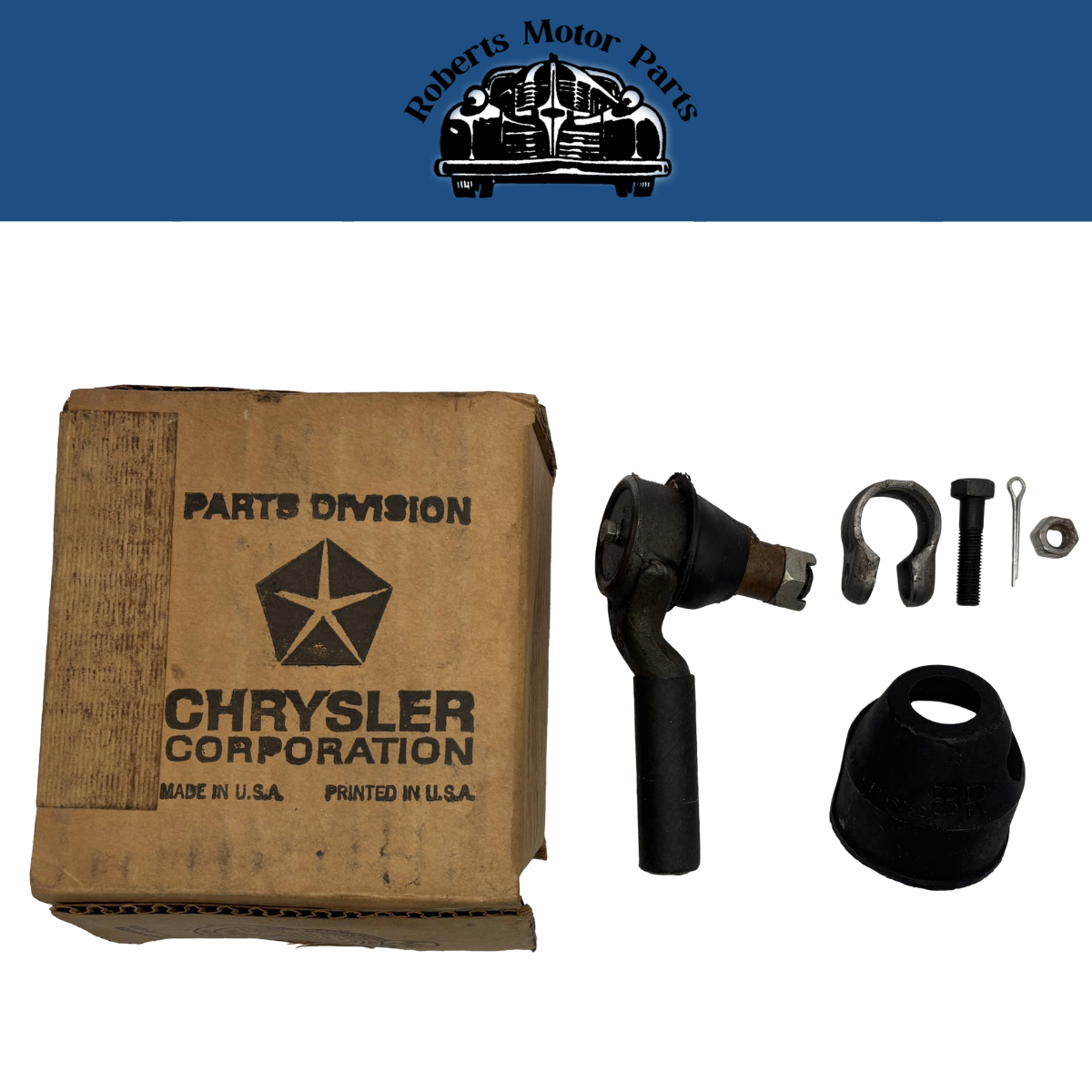New Old Stock Steering Knuckle Tie Rod End Pkg Outer 1962-1963 Chrysler #2279992