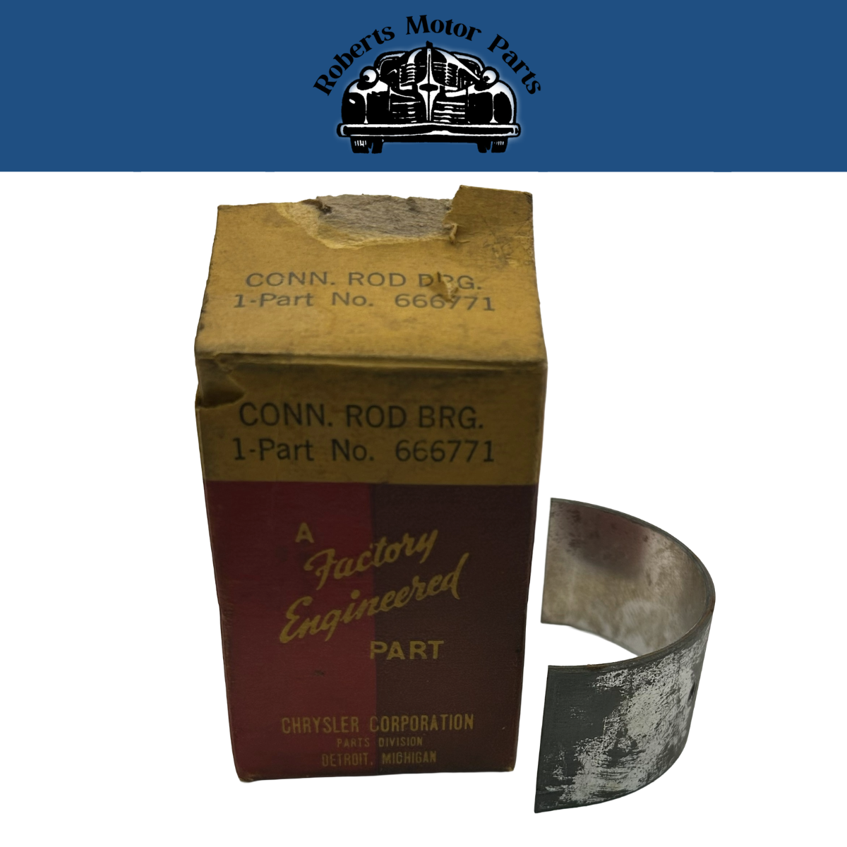 New Old Stock Main Bearing .012 Undersized For 1940-1967 Plymouth Dodge #959970
