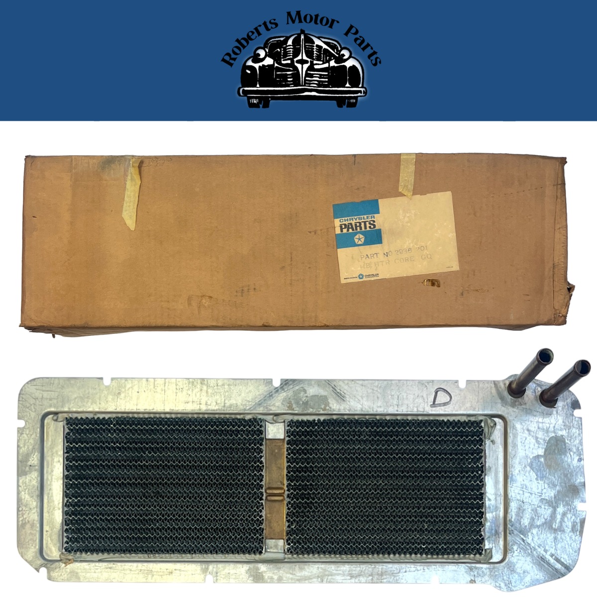New Old Stock Heater Core For 1970 Dodge Plymouth Chrysler Models w/AC #2936201