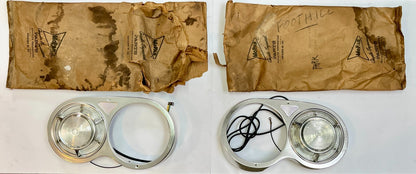 New Old Stock Parking Lamps W/headlight Doors 1957 Plymouths #1689847 & #1689848