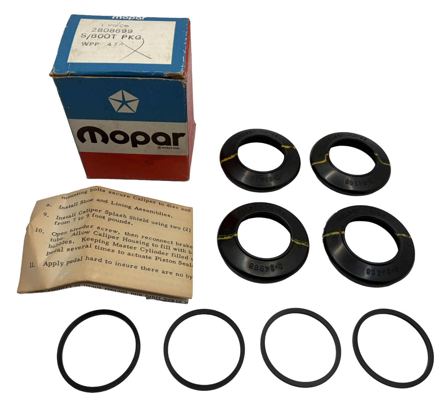 New Old Stock Disc Brake Caliper Rebuild Kit For 1968-1972 A Body Mopar #2808699