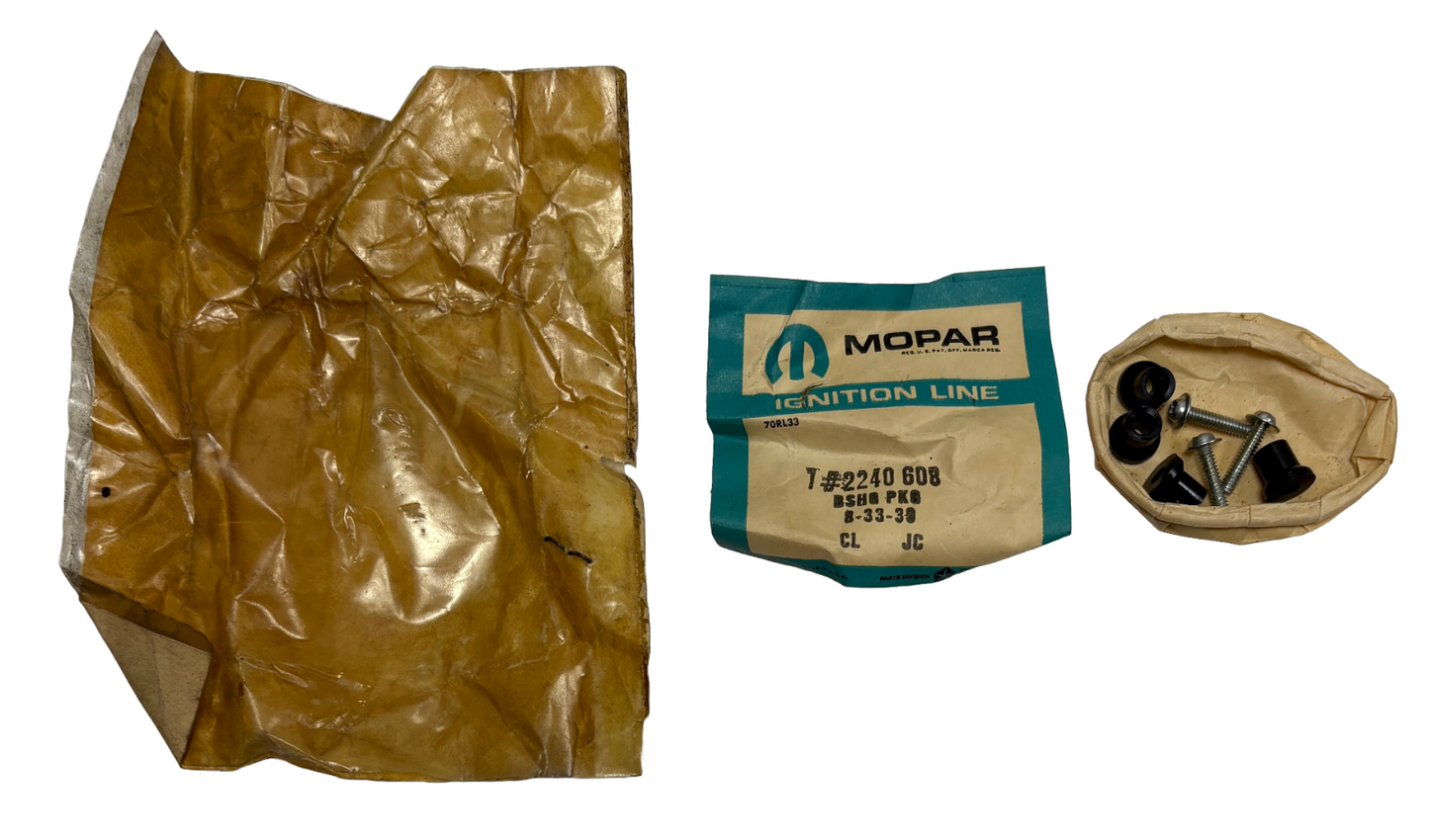 New Old Stock Horn Switch Bushing Package for 1951-66 Mopar Models #2240608