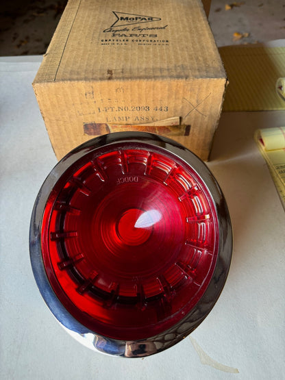 NOS Tail light Assembly for 1960 Dodge Dart Chrysler number 2093443