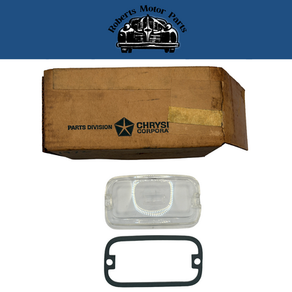 New Old Stock Right Parking Light Lamp Lens 1972-74 Plymouth Barracuda #3621680