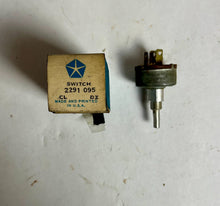 NOS Mopar Rear Defroster Switch 1963-7 A B & C Bodies #2291095