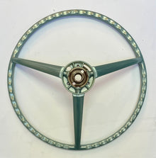 New Old Stock Light Blue Power Steering Wheel for 1966 Models Mopar #2530211