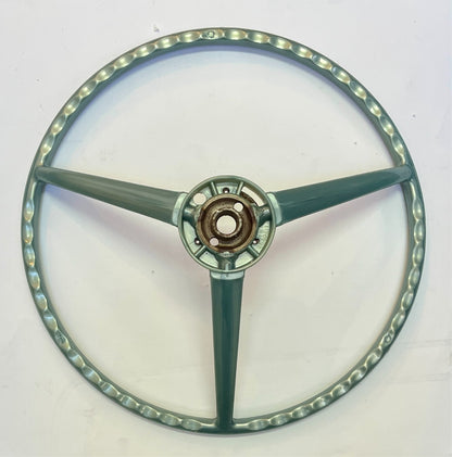 New Old Stock Light Blue Power Steering Wheel for 1966 Models Mopar #2530211