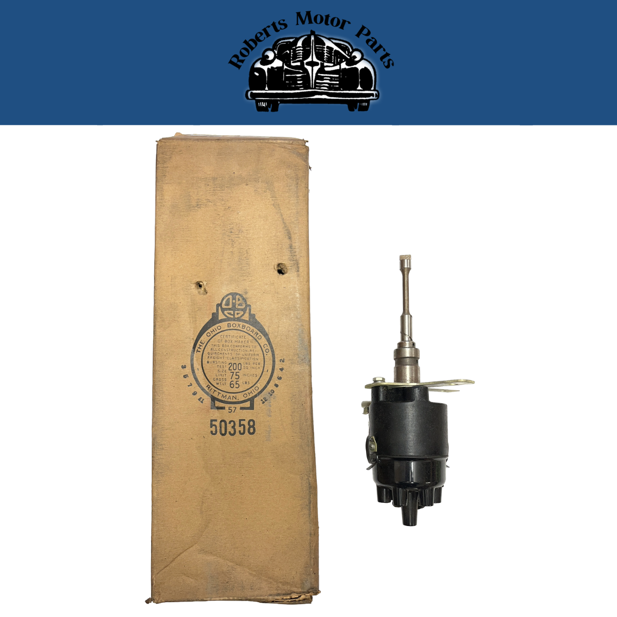 New Old Stock Splash Proof Distributor 1958-1959 Dodge Truck W300 6 Cyl #1788688