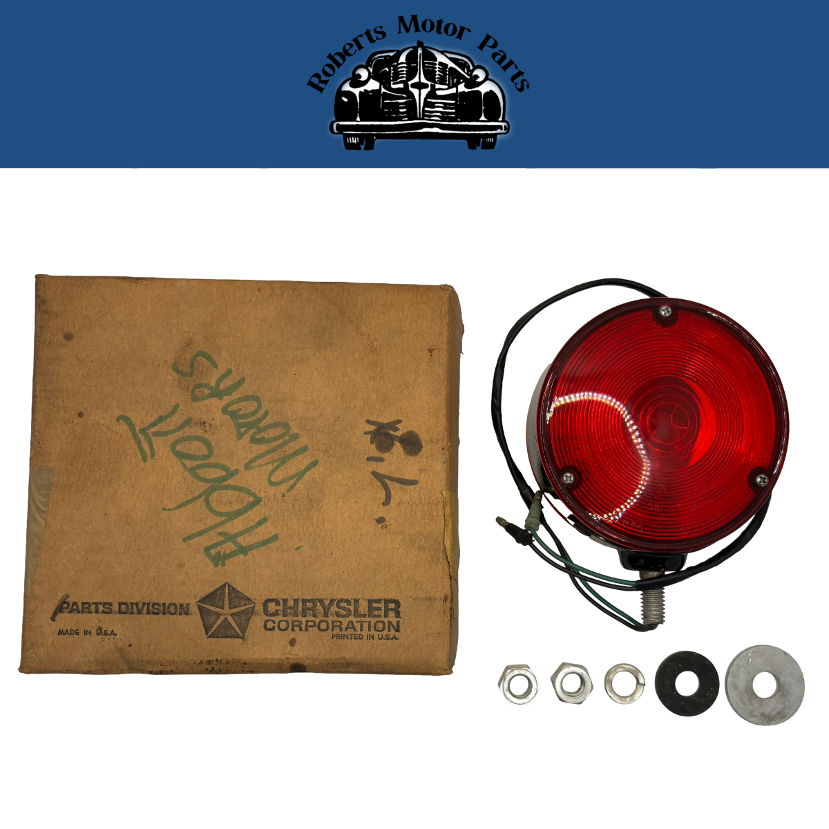 New Old Stock Big Dodge Truck Fender Turn Signal Double Sided Lollipop #2234326