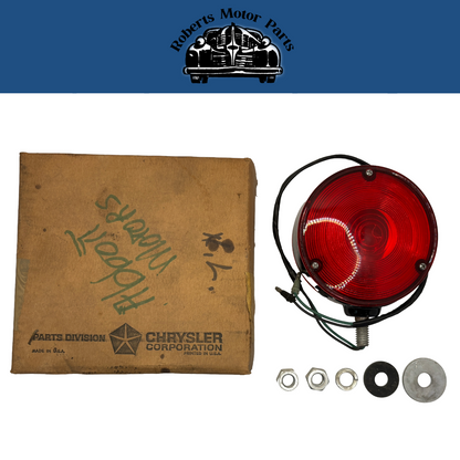New Old Stock Big Dodge Truck Fender Turn Signal Double Sided Lollipop #2234326