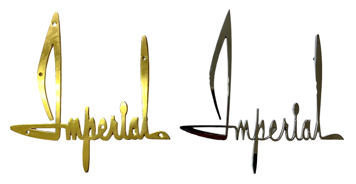 New Old Stock Nameplate Pkg for 1961 Imperial Crown Models Mopar #2240942