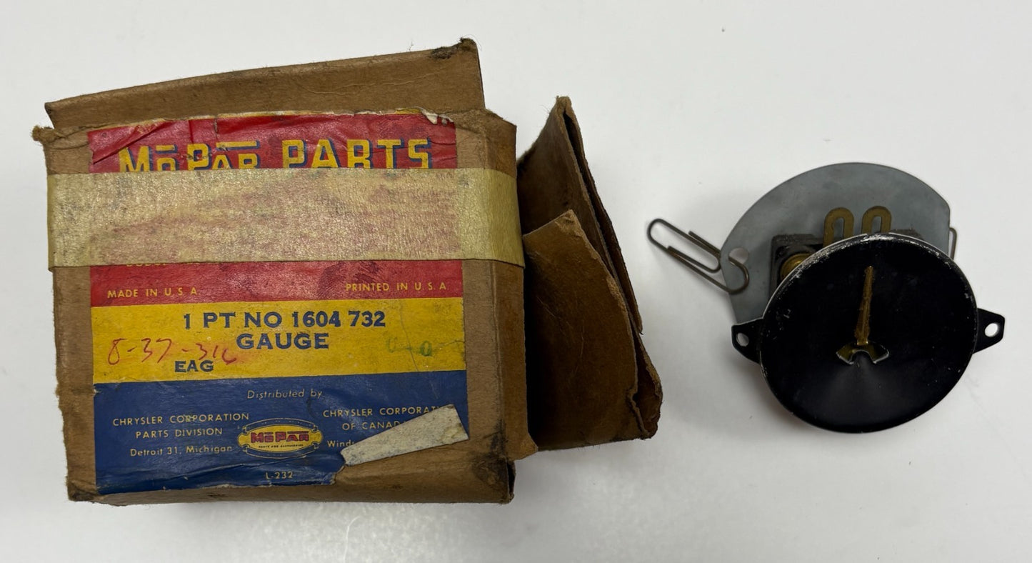 New Old Stock Oil Gauge for 1955 DeSoto Models Mopar #1604732