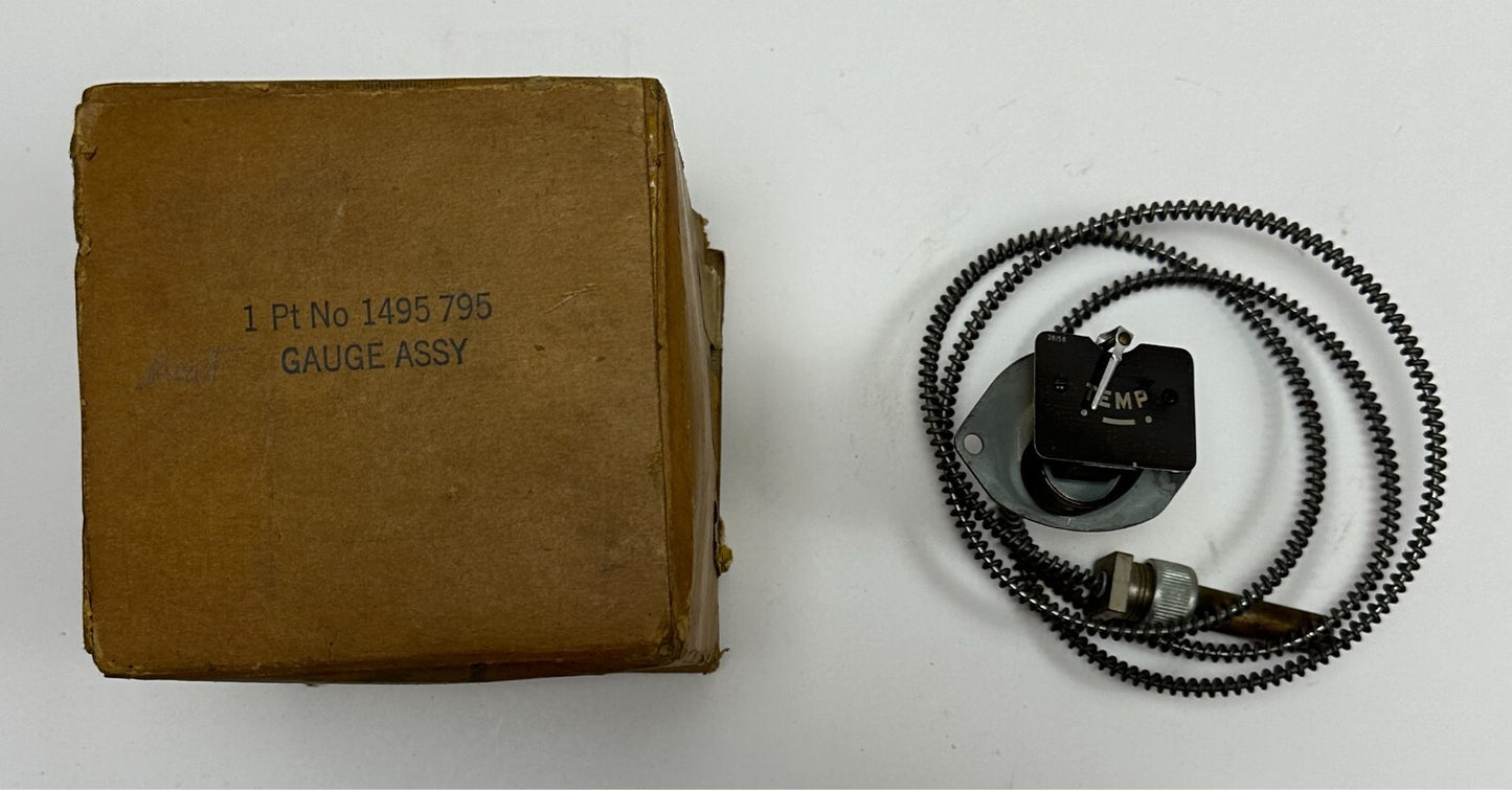 New Old Stock Temp Gauge for 1953 Desoto Models Mopar #1495795