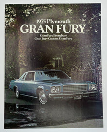 Original 1975 Plymouth Gran Fury Sales Brochure #81-005-0001