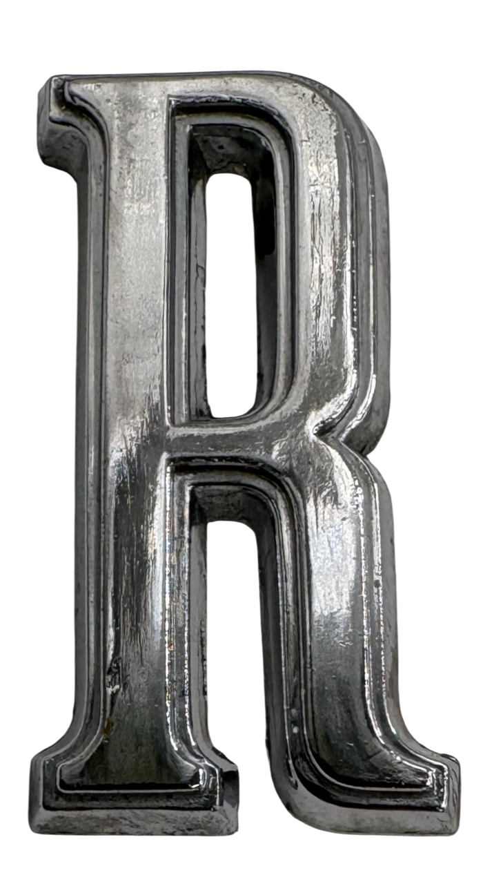 New Old Stock Quarter Panel Letter R for 1967 Dodge Dart #2784580